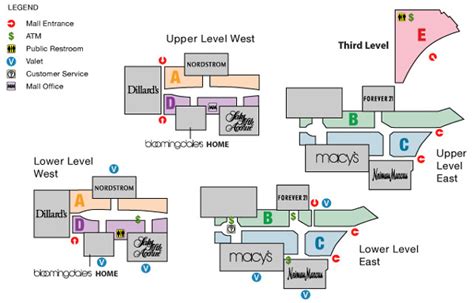 Fashion Show Mall Map