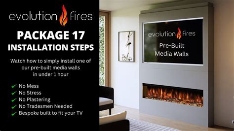 Evolution Fires Package 17 Pre-Built Media Wall Installation Video. - YouTube