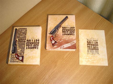 Digipack tervezet: Sergio Leone's DOLLARS TRILOGY (mediabook)