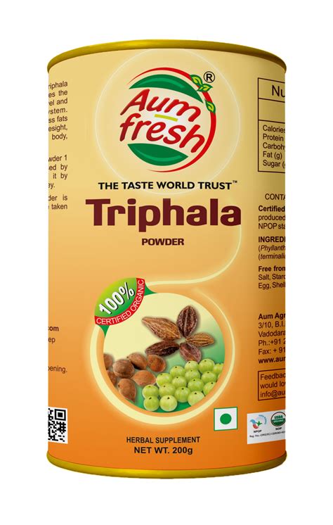 Triphala Powder - Aumfresh