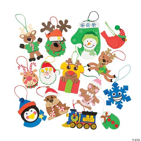 Bulk Holiday Ornament Craft Kit Assortment - 1008 Pc.