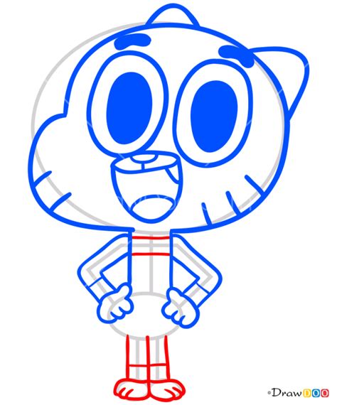 How to Draw Gumball Watterson, Gumball