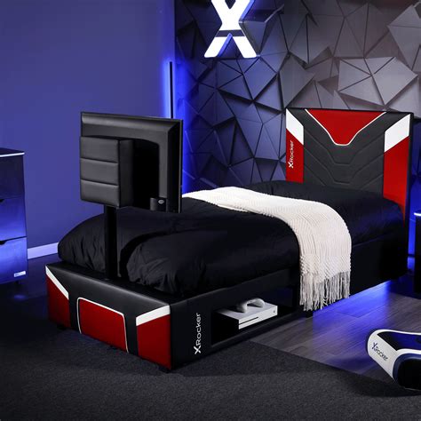 Gaming Beds | Cerberus Twist TV Gaming Bed - Red