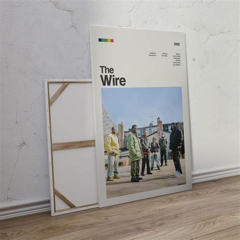 The Wire Poster, Modern TV Series Poster Print, The Wire TV Series ...