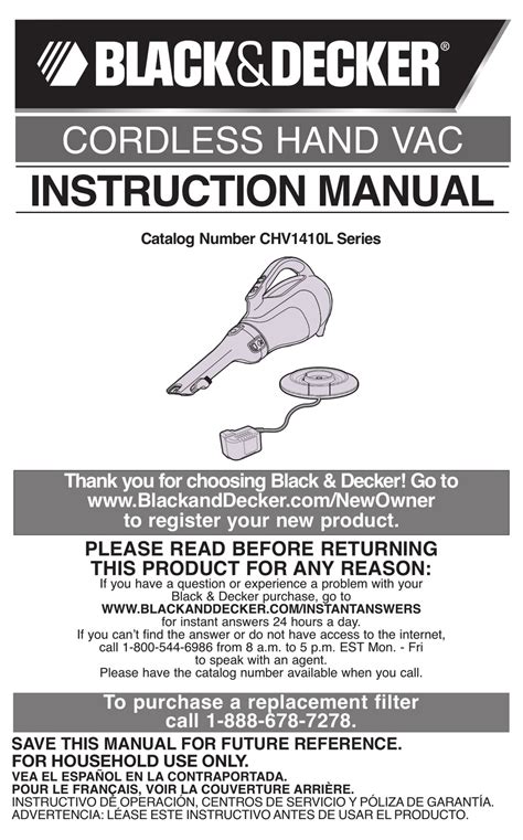 BLACK & DECKER 42966833 INSTRUCTION MANUAL Pdf Download | ManualsLib