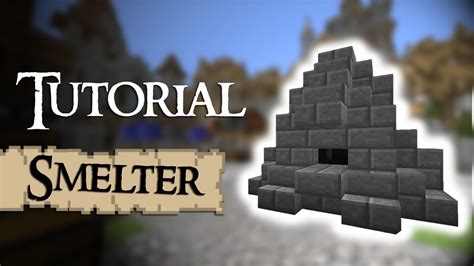 Minecraft Tutorial: How to build a medieval smelter - YouTube