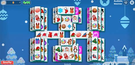 Mahjongg Candy Cane - play game online in full screen