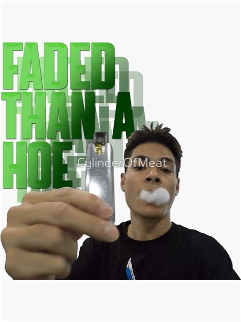 "YODIE GANG FADED" Sticker for Sale by CylinderOfMeat | Redbubble