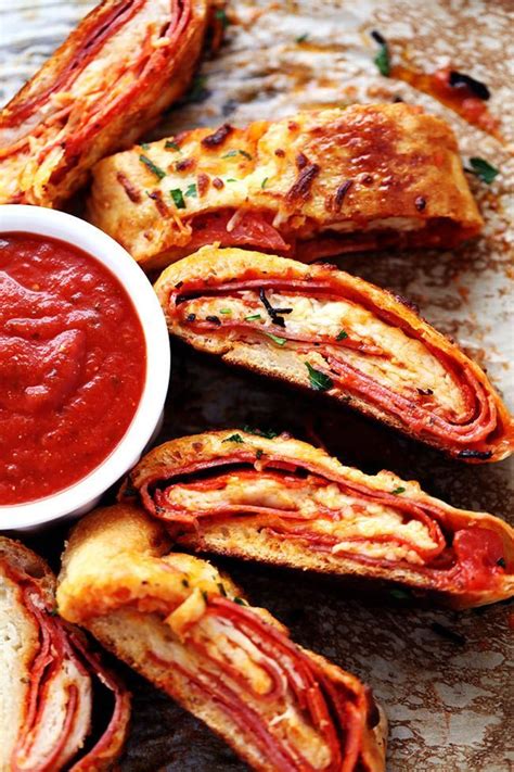 Quick and Easy Stromboli gets loaded with italian salami, pepperoni ...