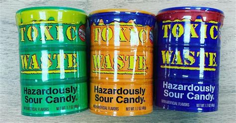 Toxic Waste Candy (History, Flavors & Pictures) - Snack History