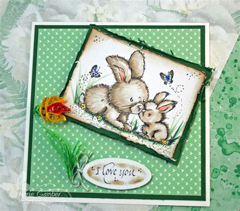 Coloring Longer Fur: Spring Bunnies by Wild Rose Studio - MarkerPOP Blog | Spring bunny, Wild ...