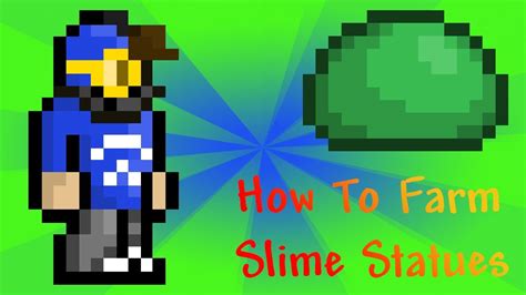 How To Farm Slime Statues In Terraria - YouTube