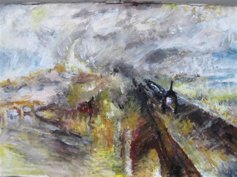 Architecture and Art: Painting of Turner's Rain, Steam and Speed landscape