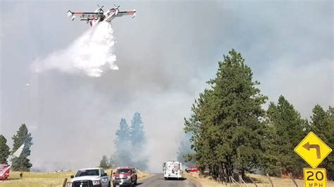 Wildfire forces evacuation of nearly 800 homes in Spokane County | KOMO