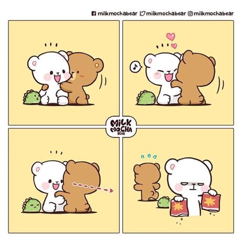 "Milk And Mocha Bear" Comics Are The Heckin' Cutest in 2020 | Cute bear ...