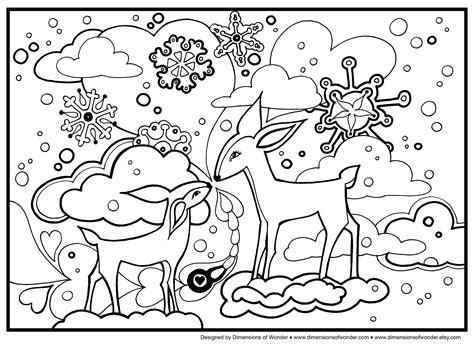 Winter Animals Coloring Pages at GetColorings.com | Free printable ...