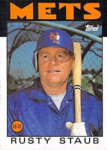 Baseball Trading Cards RUSTY STAUB METS TOPPS 1986 CARD # 570 Sports ...