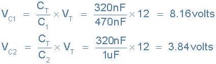 Capacitors in Series and Series Capacitor Circuits