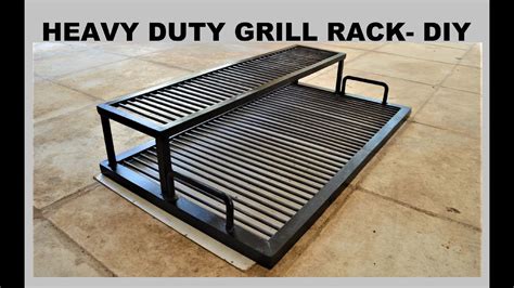 HEAVY DUTY BBQ GRILL RACK - DIY - YouTube