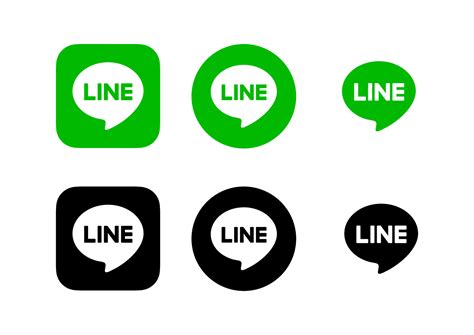 Line app logo, Line app symbol, Line icon free vector 18910743 Vector ...