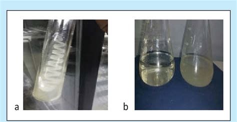 (a). Isolate bacteria. (b). Left, before inoculation and right, after ...