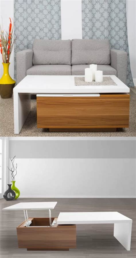 33 Beautiful Lift-Top Coffee Tables To Help You Declutter and Multi-Task