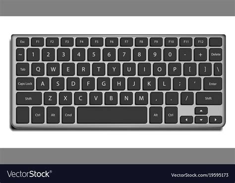 Laptop Keyboard Vector. Letters And Buttons. Isolated Illustration. Download a Free Preview or ...