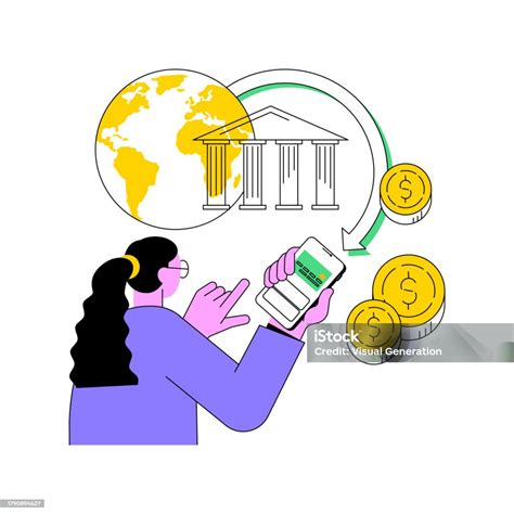 Bank Transfer Isolated Cartoon Vector Illustrations Stock Illustration ...