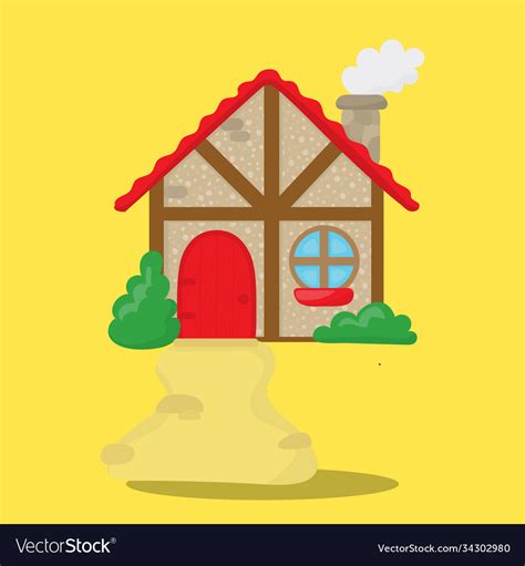 Goldilocks and 3 bear house 19 Royalty Free Vector Image