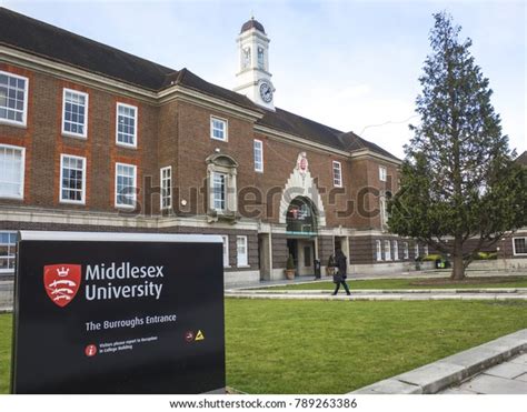 London January 2018 Middlesex University London Stock Photo (Edit Now ...