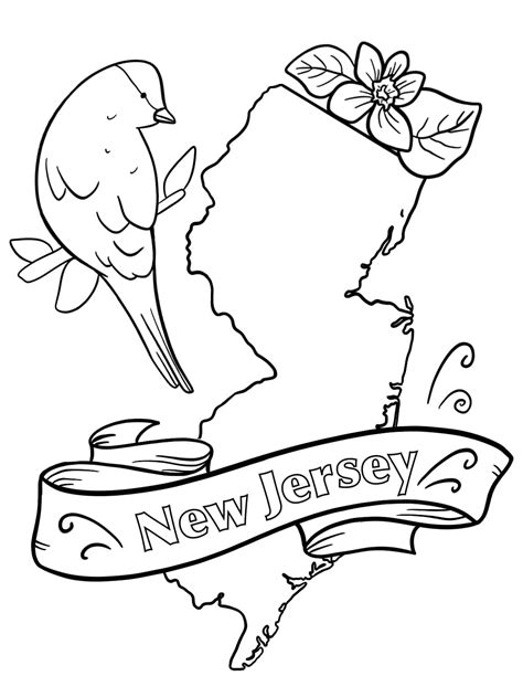 Printable New Jersey coloring page - Download, Print or Color Online ...