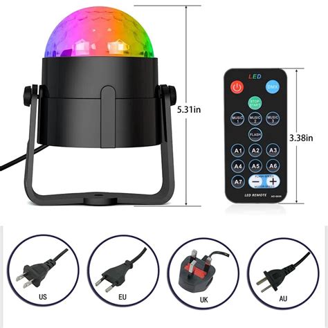 Activated Laser Projector Disco Ball for Christmas Festive Party