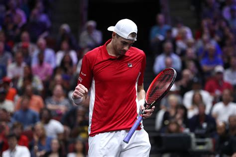 John Isner earns his first victory as a father in Stockholm | Tennis.com