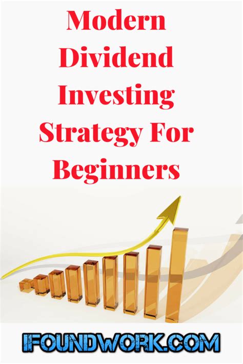 Modern Dividend Strategy for Beginners | I Found Work