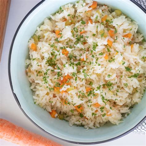 Steamed Rice With Vegetables