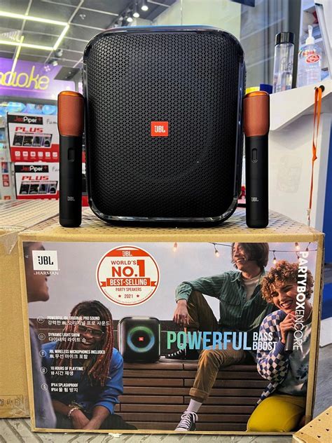 JBL PARTYBOX ENCORE WITH 2WIRELESS MIC, Audio, Soundbars, Speakers ...