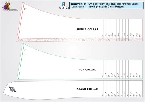 Shirt Collar Pattern (Printable) by aanis-ramzan on DeviantArt