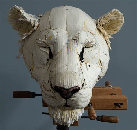 Imposing Wild Animals Emerge from Layers of Cardboard in Scott Fife's Sculptures — Colossal