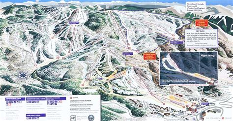 Steamboat Ski Area Trail Map