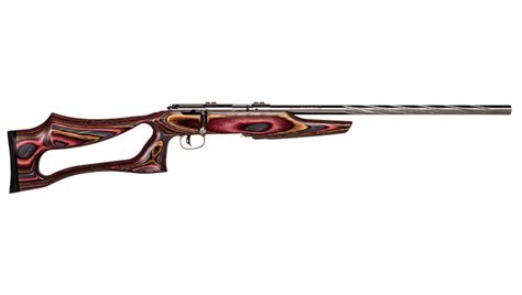 Savage 25740 Mark II BSEV Bolt Action Rifle 22 LR, RH, 21 in, Matte, Wood Stk, 5+1 Rnd, Accu ...