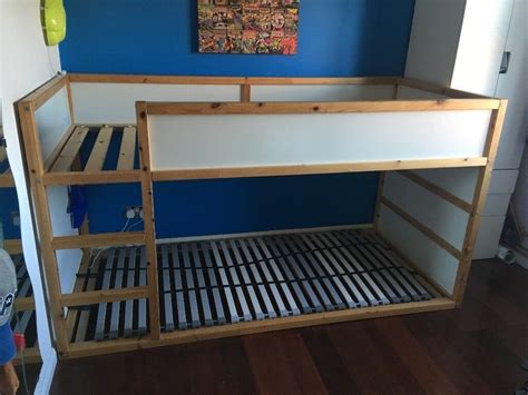 Kura White Pine Reversible Bed 90x200 Cm Ikea Ikea Bunk Bed