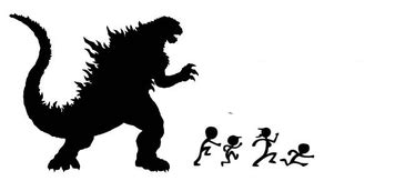 Godzilla Silhouette Vector Free - ClipArt Best