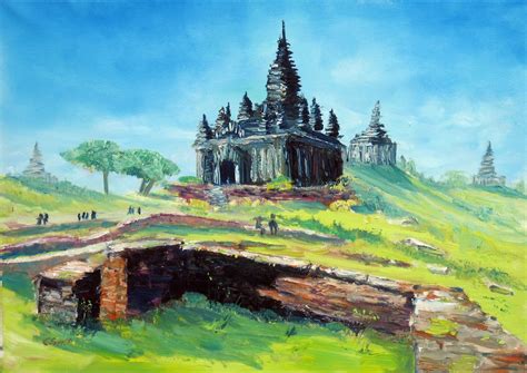 Myanmar Painting at PaintingValley.com | Explore collection of Myanmar ...