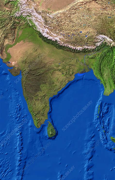 Sattlite Map Of India - Anetta Mathilda