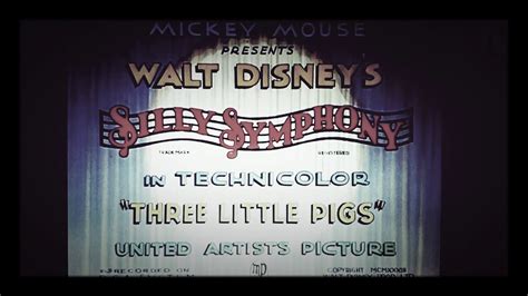 1933 Silly Symphony Three Little Pigs 🐷🐺 - YouTube