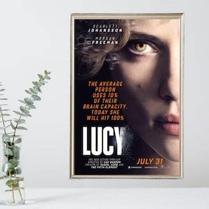 Lucy Movie Poster Vintage Movie Poster Limited Edition Collectible Film Memorabilia - Etsy