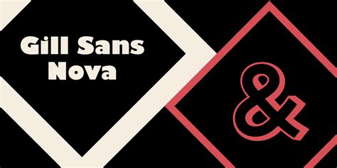 Gill Sans Nova font | free download for WEB