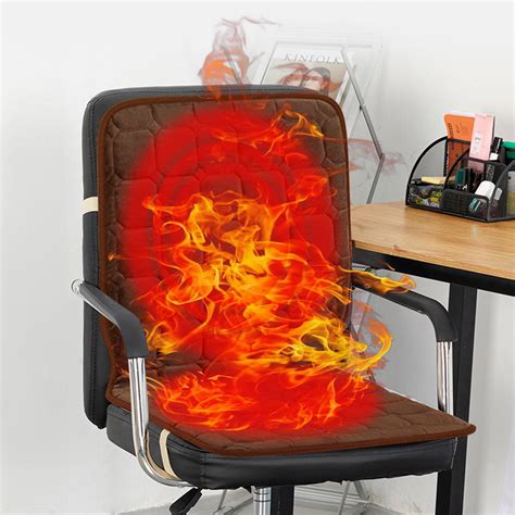 Weloille Heated Seat Cushion with Pressure-Sensitive Disjunctor and Overheat Protection ...