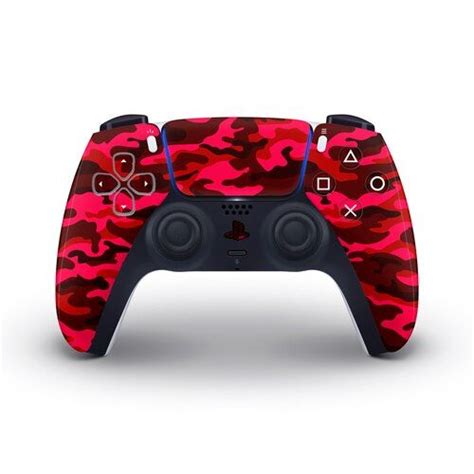 Crimson Camo PS5 Controller Skin | Playstation controller, Crimson, Skin protection