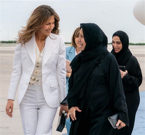 Sheikha Fatima receives Asma Al-Assad - The Gulf Observer